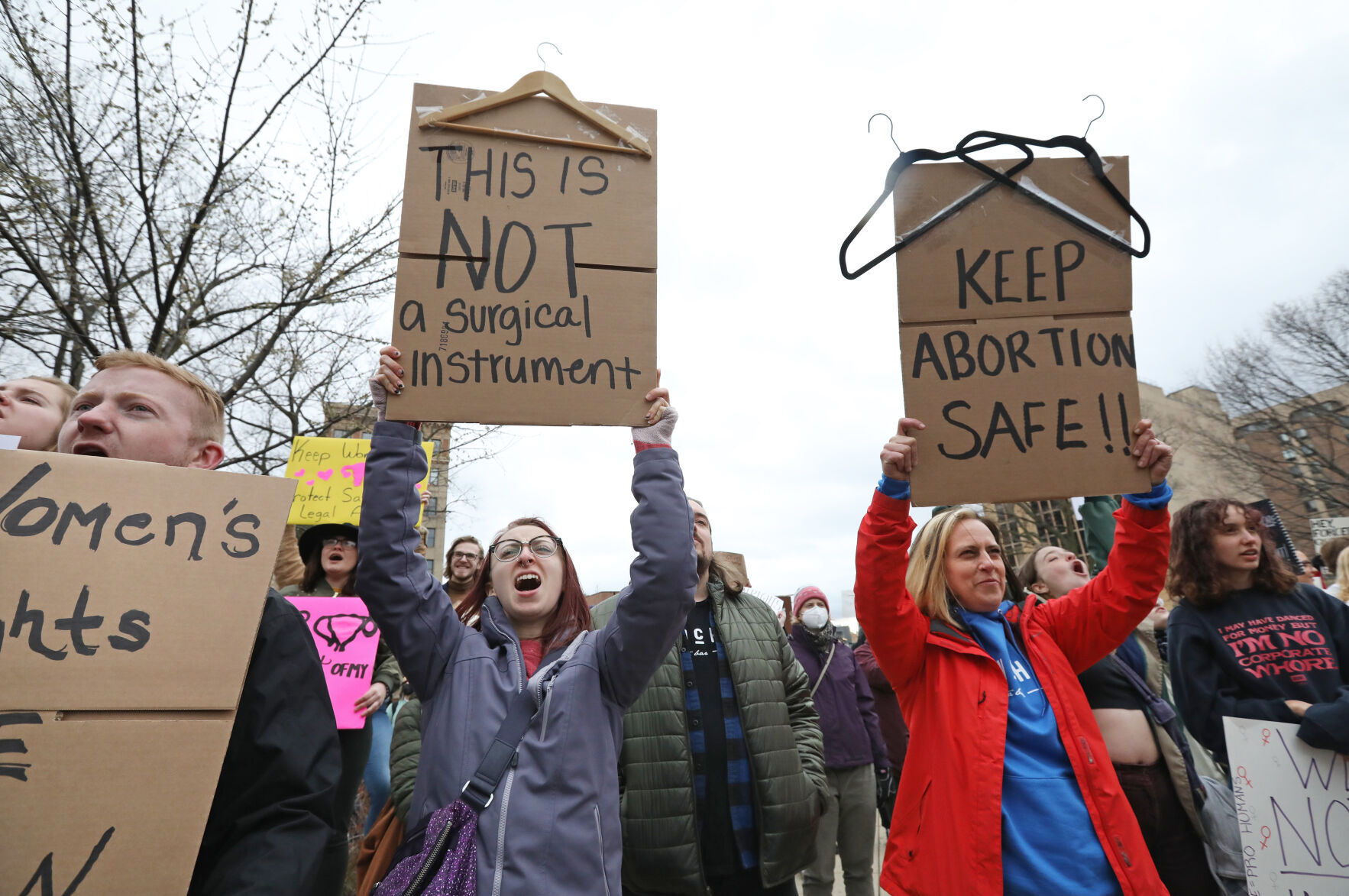 Protest for the right to abortion